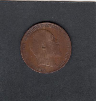 Beschrijving: 1/2 Penny  EDWARD VII 